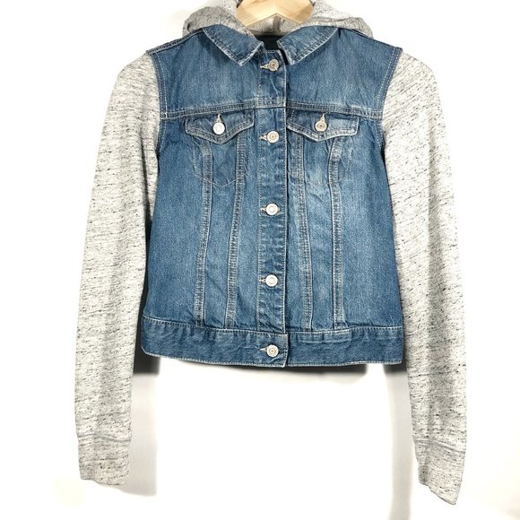 Mudd Other - Sz XS MUDD Girls Denim & Sweater Hooded Jacket